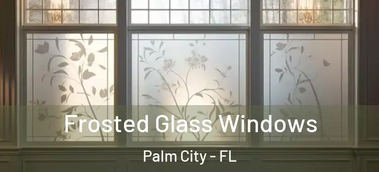 Frosted Glass Windows Palm City - FL