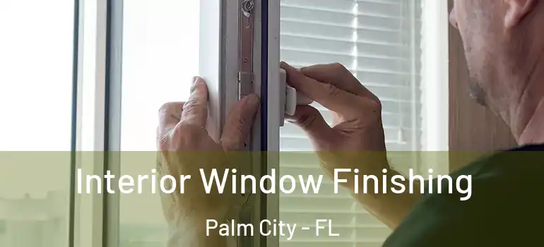 Interior Window Finishing Palm City - FL
