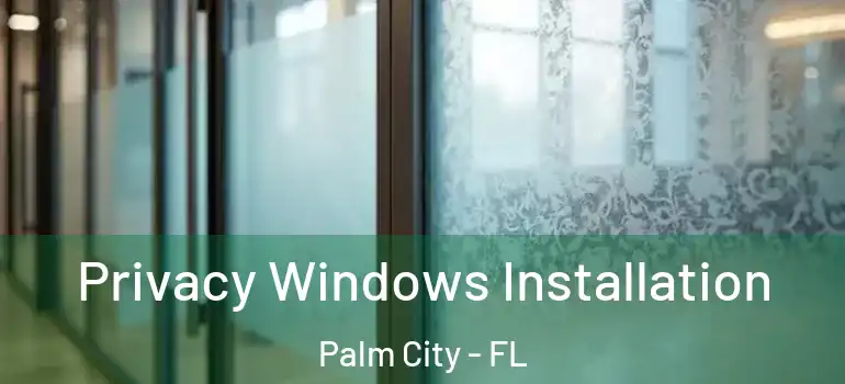 Privacy Windows Installation Palm City - FL