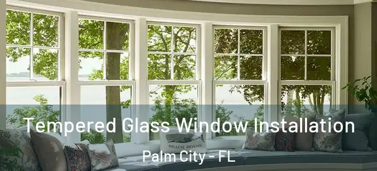 Tempered Glass Window Installation Palm City - FL