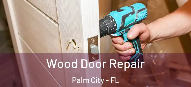 Wood Door Repair Palm City - FL